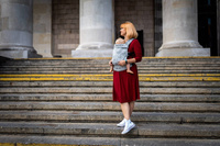 Nosidło regulowane Qusy -Sand Stories Goose Tencel