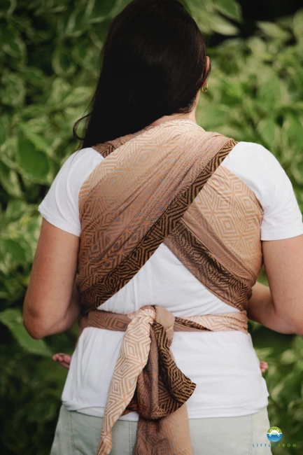 Chusta tkana Little Frog - Tencel Foxy Cube