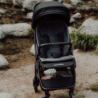 Zaffiro - 85 cm Stroller Insert - Organic Grey Air