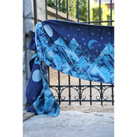 Chusta tkana Yaro Everest Trio Silver Blue Tencel