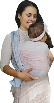 Woven wrap Little Frog - Foggy Cube