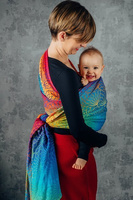 Chusta tkana LennyLamb - Lotos Tęczowy