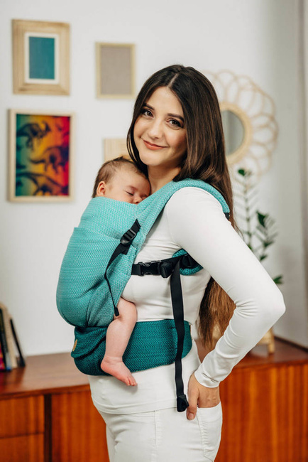 Nosidło LennyLamb LennyLight Jodełka Ombre Zieleń