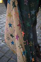 Chusta kółkowa Yaro Slings - Stellar Spongy Black Multicolor Glossy