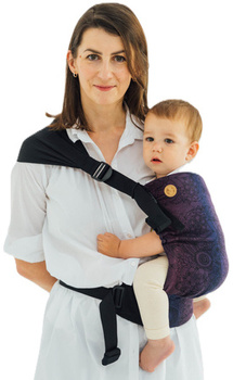 Baby Carrier LennyLamb LennyHip - Wild Wine - Bouquet