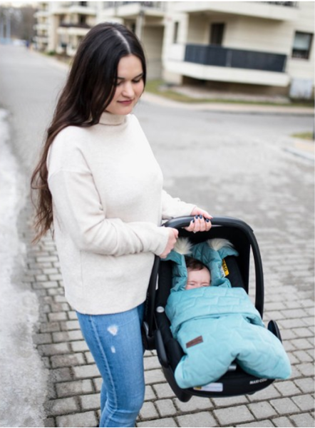 Kinder Hop Dream Catcher Sleeping Bag 6in1 - Leaves Ocean Green 80x45 cm