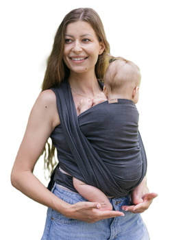 Chusta tkana Zaffiro Be Close - Rome: Anthracite (4.6m.)