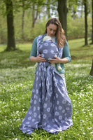 Chusta tkana Yaro Slings - Chamomile Trinity Purple Pine Tencel Confetti