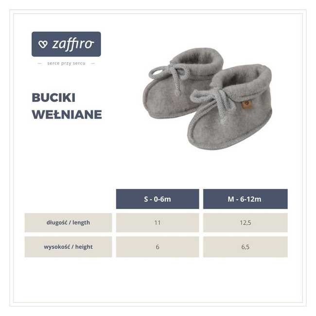 Baby shoes Wool premium Beige 