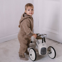 Zaffiro - Woolen Romper Suit - Wool Lamb Brown