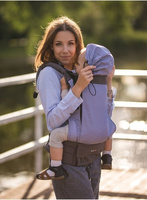 Nosidełko Kinder Hop Grow Air: Marine Zig Zag