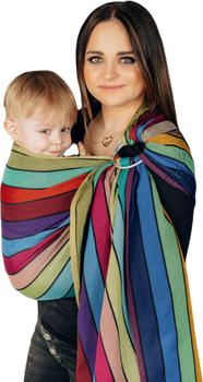 LennyLamb Ring Sling - Carousel of Colors