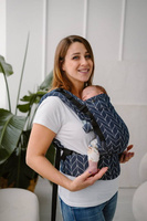 Baby carrier Kavka Multi-age: Ink Braid 2024