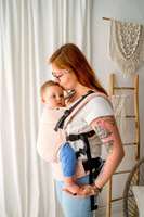 Baby carrier Kavka Multi-age: Blush Linen 2024