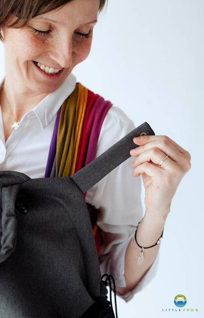 Osłonka Softshell na nosidełko Litle Frog - Navy