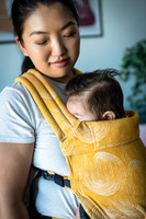 Nosidełko regulowane Qusy - Sand Stories Mustard