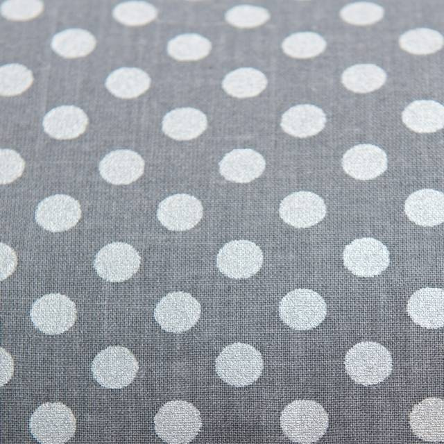 Breastfeeding pillow Zaffiro - Luli Silber and grey spots