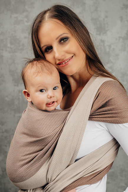 Basic Line Baby Sling LennyLamb - Baby Caffe Latte (Second Grade)