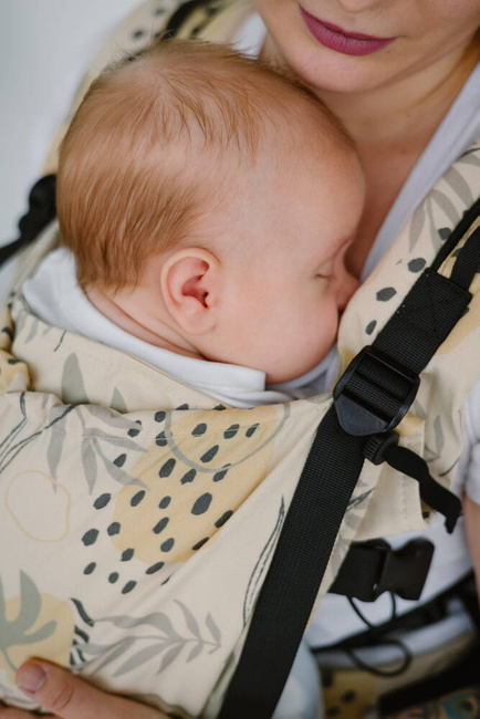 Baby carrier Kavka Essence: Cream Boho Print