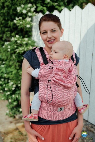 Baby carrier Little Frog -  Red Cube 