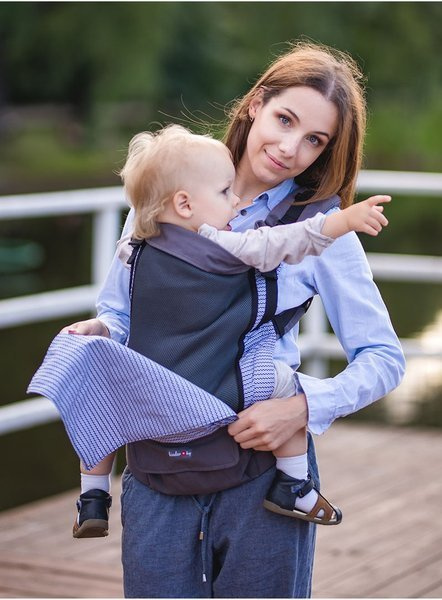 Nosidełko Kinder Hop Grow Air: Marine Zig Zag