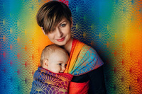 Chusta tkana LennyLamb - Lotos Tęczowy