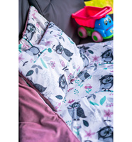 Minky Fleece Blanket (Wise Owls) 80x100 cm