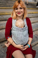 Nosidło regulowane Qusy -Sand Stories Goose Tencel