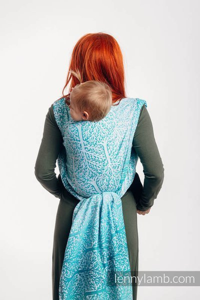 Chusta tkana Lenny Leśna Kraina - Szron