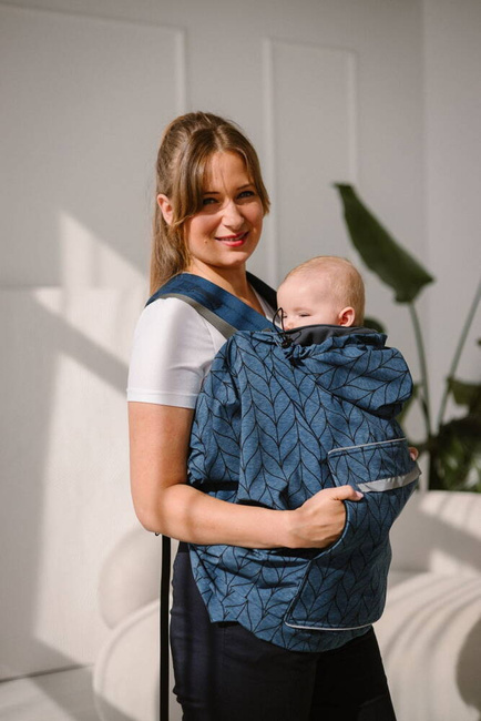 Kavka Baby Cover - 2in1 Petrol Braid