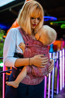 Nosidełko Qusy - Sand Stories Polka Tencel