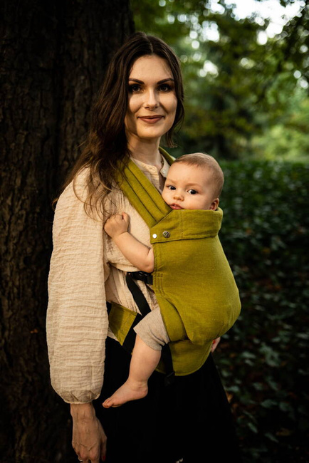 Nosidełko regulowane Qusy - Linen Olive