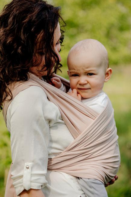 Elastic Baby Wrap - Beige (5 m.)