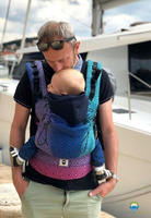 Nosidło ergonomiczne Little Frog - Dark Aurora Cube