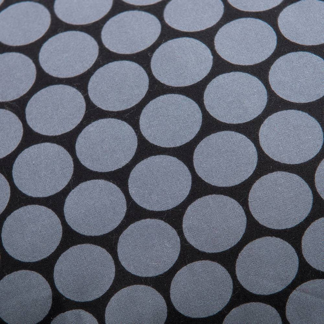 Breastfeeding pillow Zaffiro - Luli Graphite and black spots