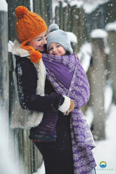 Chusta tkana Little Frog Wrzosowisko