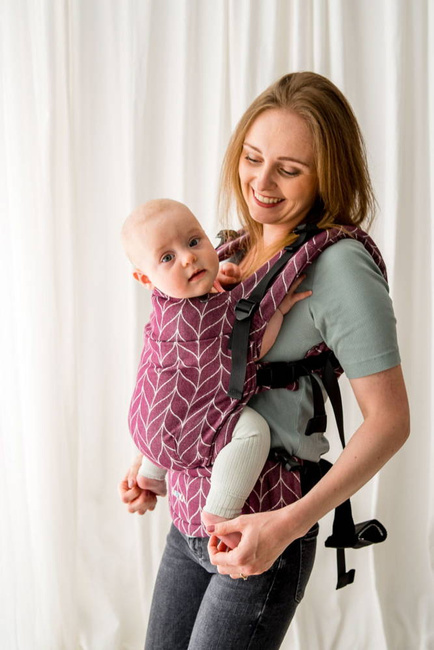 Baby carrier Kavka Multi-age: Bordeaux Braid