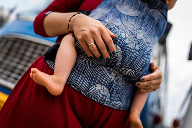 Nosidełko regulowane Qusy - Sand Stories Midnight