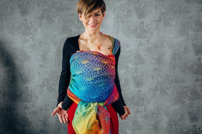 Woven wrap LennyLamb - Rainbow Lotus