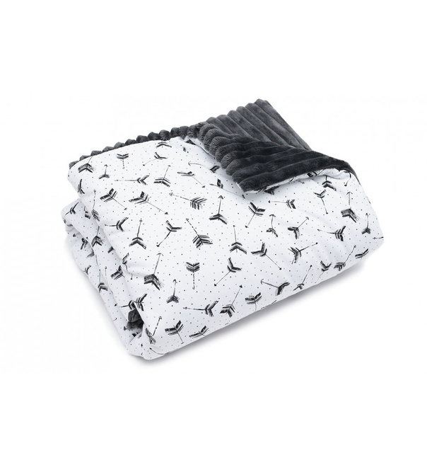 Minky Fleece Blanket (Arrows) 80x100 cm