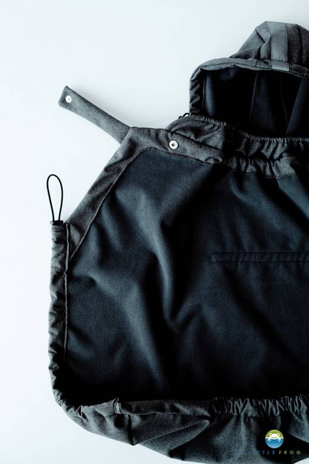 Osłonka Softshell na nosidełko Litle Frog - Navy