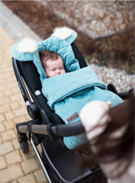 Kinder Hop Dream Catcher Sleeping Bag 6in1 - Leaves Ocean Green 80x45 cm