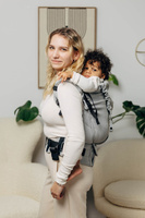 LennyLamb Baby carrier: LennyPreschool : Litte Herringbone Grey