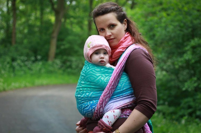 Yaro Braid Spring Sunrise Grad Repreve Ring Sling