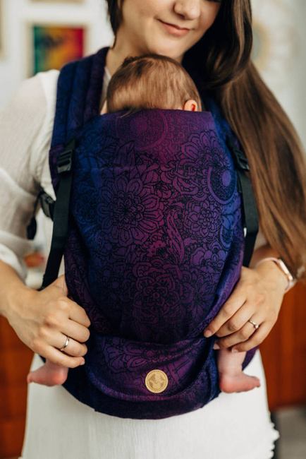 LennyLamb baby carrier - LennyLight - Wild Wine Bouqet