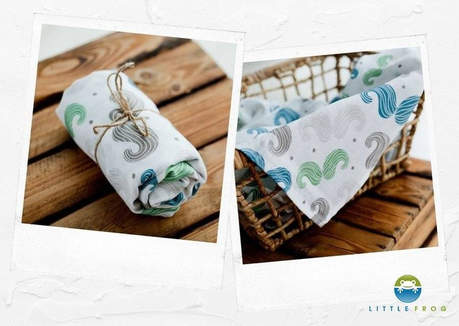 Pieluszka Bambusowa Little Frog - Handsome