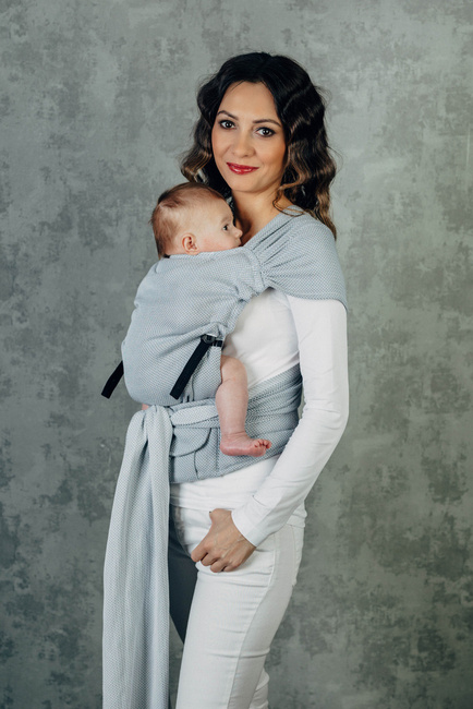 Nosidło LennyHybrid LennyLamb - Mała Jodełka Szara