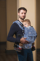 EverySlings Baby carrier:  MiMi 2.0. - Apollo 17 (60% cotton, 40% linen)