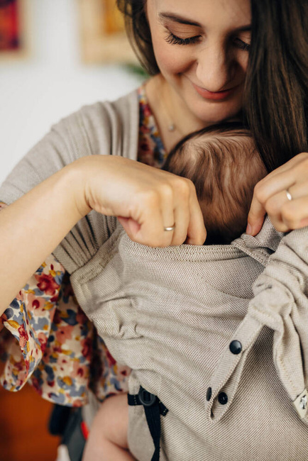 Nosidło hybrydowe LennyLamb - Peanut Butter