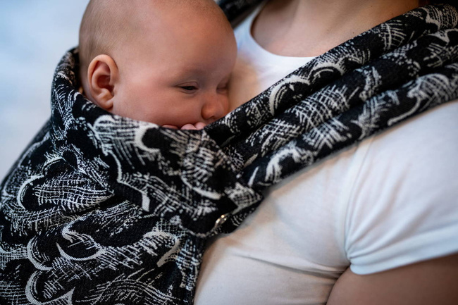 Nosidełko regulowane Qusy - Cartoon Sky Tar